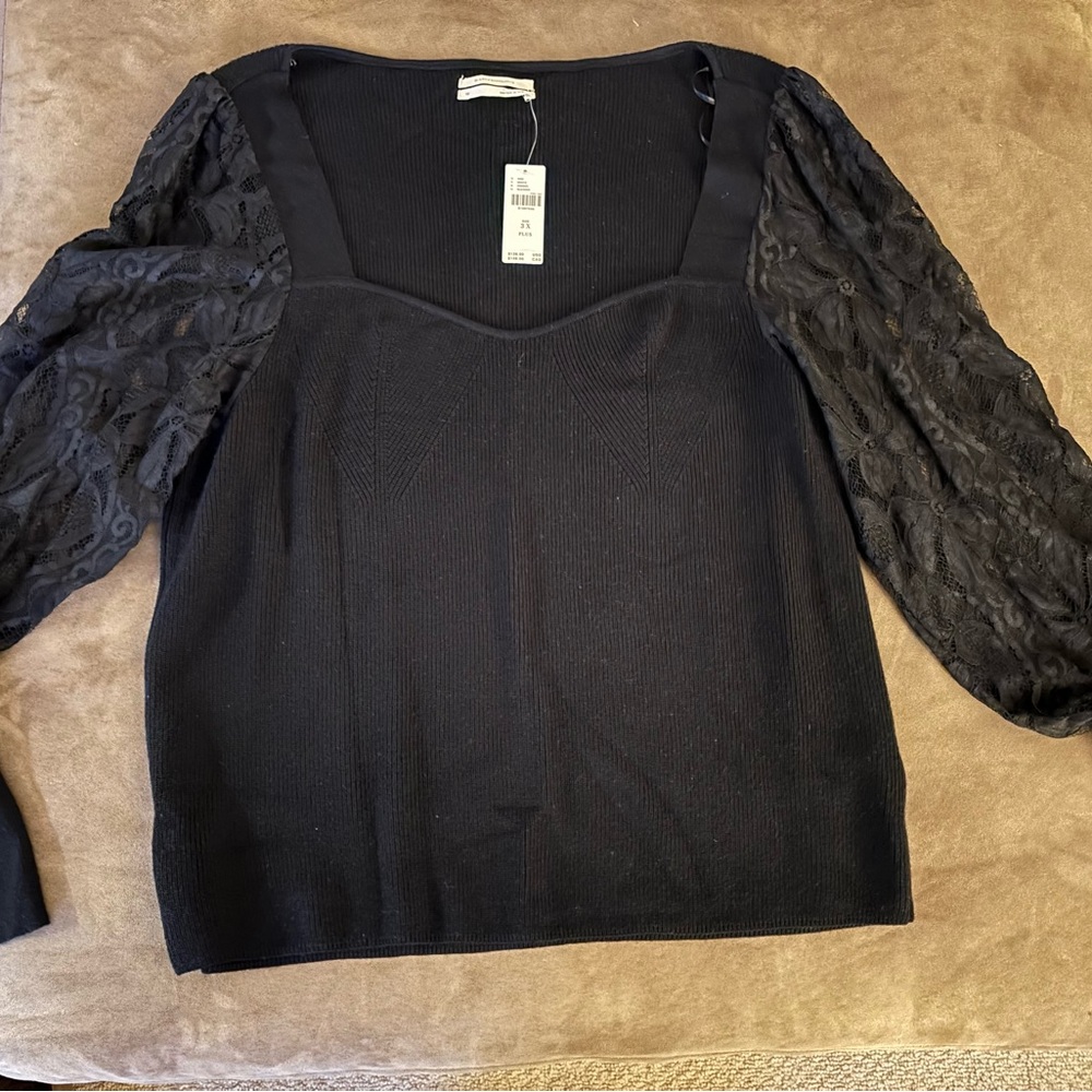 by ANTHROPOLOGIE beautiful holiday sweater.  NWT.  Smoke-free, pet-free home.